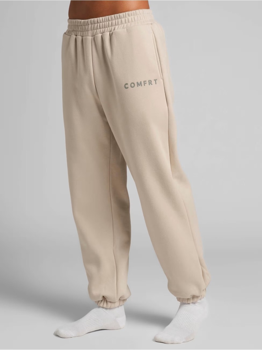 COMFRT Women's Cream Track Joggers